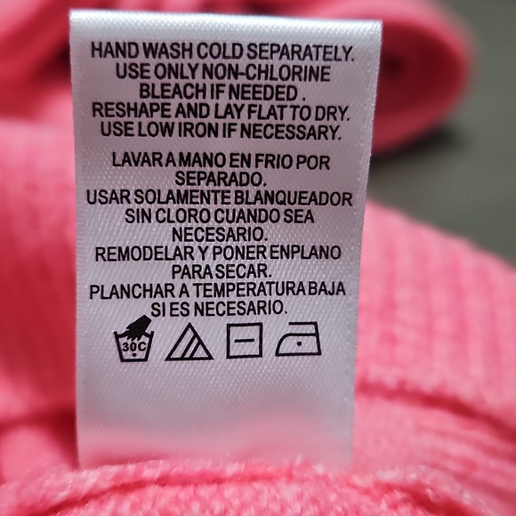 Vince Camuto Pop Pink Turtleneck Sweater - Picture 7 of 7